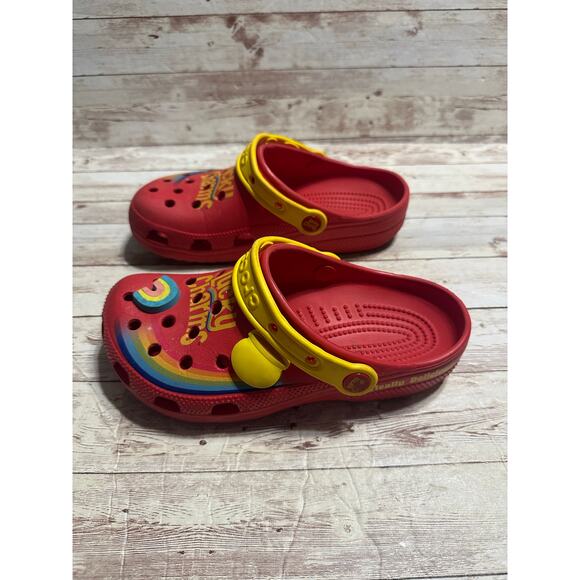 Crocs Classic Lucky Charms Limited Edition Clogs Men's 5 Women's 7 Red Jibbitz - Picture 4 of 7